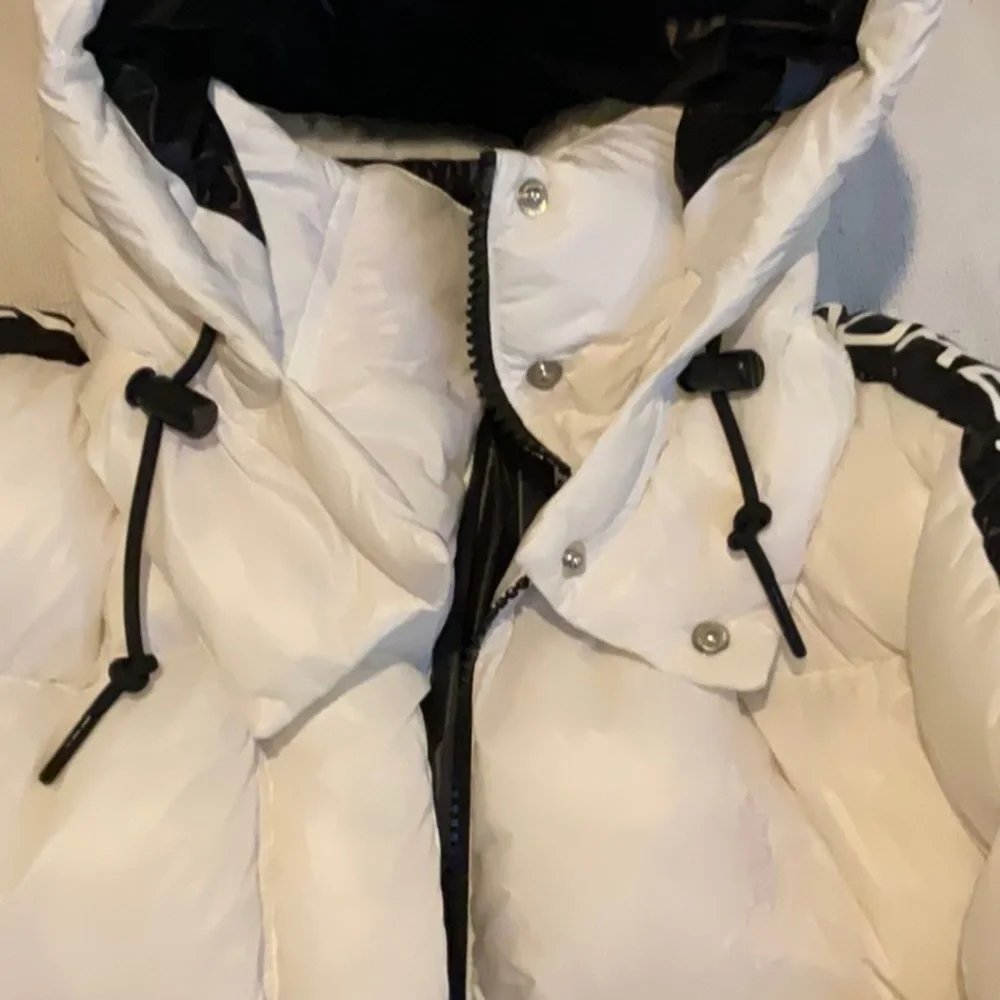 POLO RALPH LAUREN BIG PONY WOMEN’S LOGO DOWN PUFFER HOODIE JACKET /SIZE MEDIUM - Picture 14 of 16